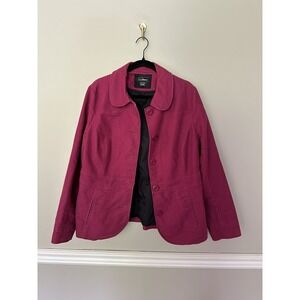 LL Bean Women's Jacket‎ Pink Size Medium